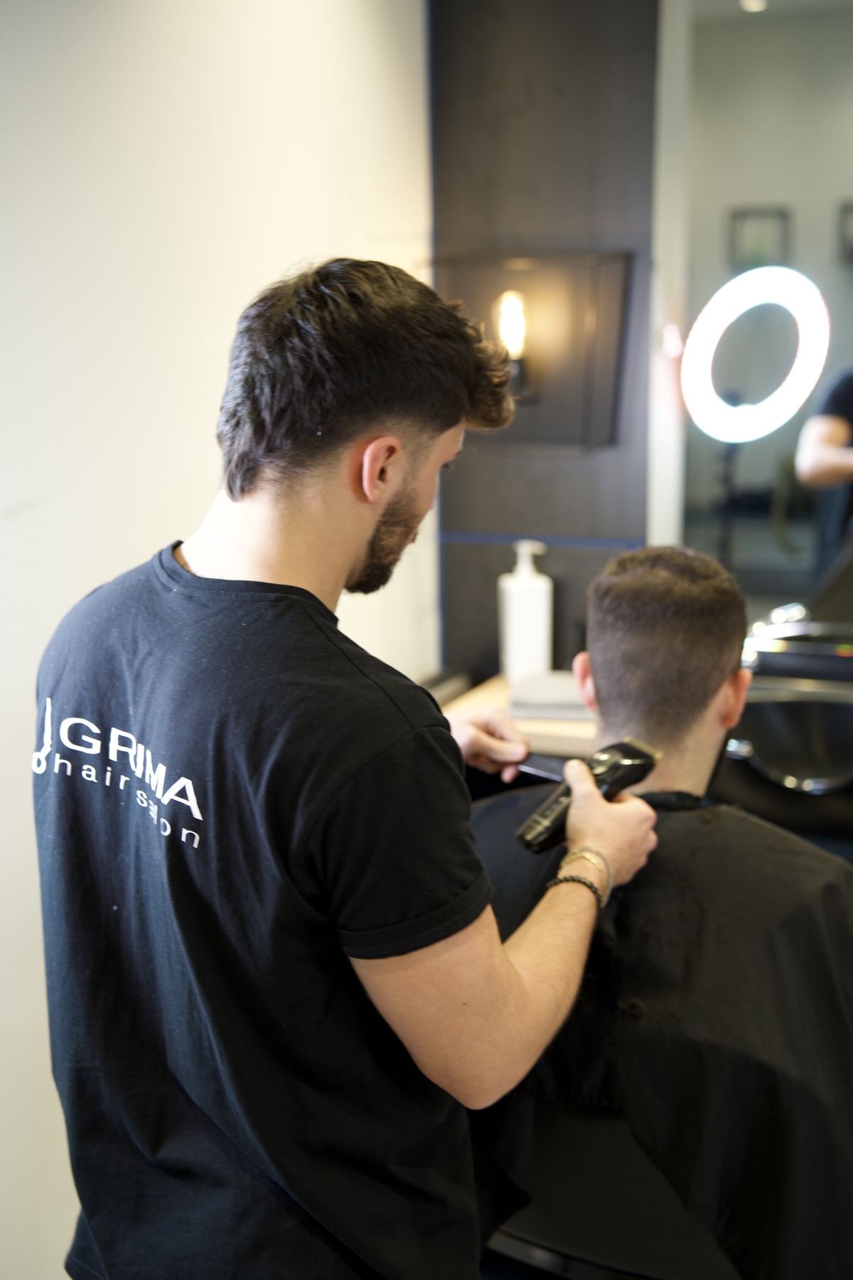 Gianluca, fondatore di Grima Hair Salon